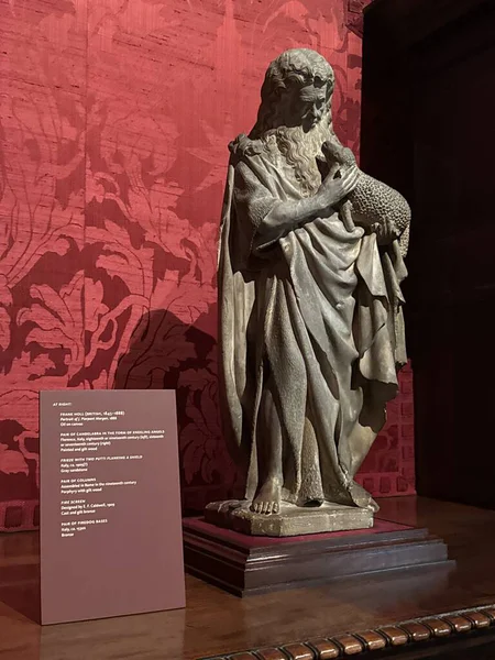 NEW YORK, NY - 3 AUG: New York 'taki Morgan Kütüphanesi ve Müzesi' nde J. Pierpont Morgan Kütüphanesi, 3 Ağustos 2024.