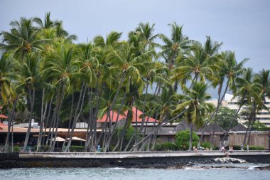 Büyük Ada, HI - 14 YIL Hawaii 'nin Büyük Adası' ndaki tarihi Kailua Köyü, 14 Ağustos 2022.