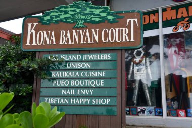 Büyük Ada, HI - 14 YIL Hawaii 'nin Büyük Adası' ndaki tarihi Kailua Köyü, 14 Ağustos 2022.