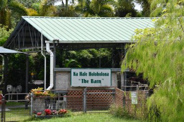 HILO HI - 15 AUG Panaewa Yağmur Ormanları Hayvanat Bahçesi ve Hawaii 'deki Hilo' da Bahçeler, 15 Ağustos 2022 'de görüldüğü gibi.