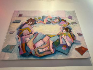 Long Island City, New York 'ta 8 Eylül 2024' te Adrien Marcais 'in Kültür Laboratuvarı' nda yaptığı senkronizasyon.