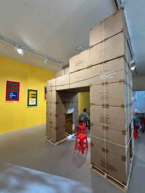 MOMA PS1 'de Reynaldo Rivera sergisi (Modern Sanat Müzesi - P.S. = = Güncel Olaylar = = Long Island City, New York 'ta 8 Eylül 2024 tarihinde görüldüğü gibi.