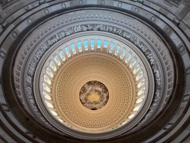 WASHINGTON DC - 4 Temmuz 2025 'te Washington DC' deki ABD Kongresi Ziyaretçi Merkezi 'nde sergiler.