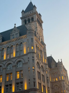 WASHINGTON DC - 3 Temmuz 2025 'te görüldüğü üzere Washington' daki Waldorf Astoria Hotel.