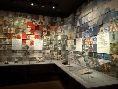 WASHINGTON DC - 5 Temmuz 2025 'te Washington' daki Folger Shakespeare Kütüphanesi 'nde sergi.