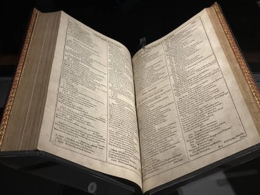 WASHINGTON DC - 5 Temmuz 2025 'te Washington' daki Folger Shakespeare Kütüphanesi 'nde sergi.