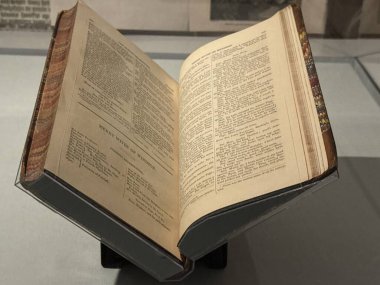 WASHINGTON DC - 5 Temmuz 2025 'te Washington' daki Folger Shakespeare Kütüphanesi 'nde sergi.