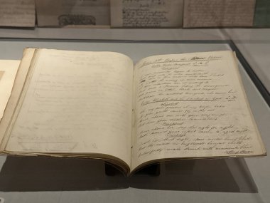WASHINGTON DC - 5 Temmuz 2025 'te Washington' daki Folger Shakespeare Kütüphanesi 'nde sergi.
