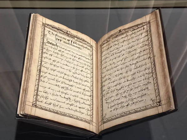 WASHINGTON DC - 5 Temmuz 2025 'te Washington' daki Folger Shakespeare Kütüphanesi 'nde sergi.