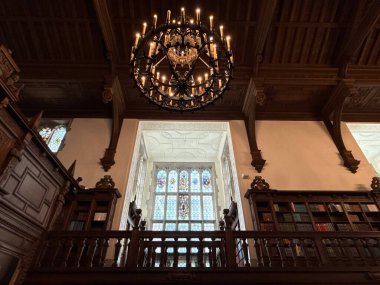 WASHINGTON DC - 5 Temmuz 2025 'te Washington' da Folger Shakespeare Kütüphanesi 'nde görülen okuma odası.