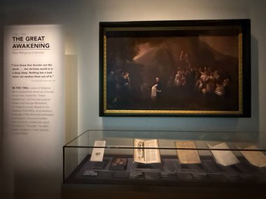 WASHINGTON DC - 5 Temmuz 2025 'te Washington DC' deki İncil Müzesi 'nde İncil' in Etkisi sergisi.