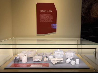 WASHINGTON DC - 5 Temmuz 2025 'te Washington DC' deki İncil Müzesi 'nde Kara Halkı sergisi.