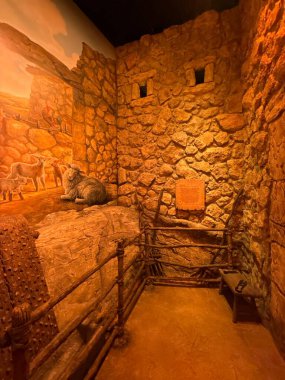 WASHINGTON DC - 5 Temmuz 2025 'te Washington DC' deki İncil Müzesi 'nde Nasıralı İsa' nın Dünyası sergisi.