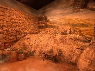 WASHINGTON DC - 5 Temmuz 2025 'te Washington DC' deki İncil Müzesi 'nde Nasıralı İsa' nın Dünyası sergisi.