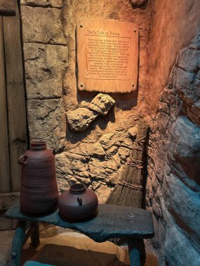 WASHINGTON DC - 5 Temmuz 2025 'te Washington DC' deki İncil Müzesi 'nde Nasıralı İsa' nın Dünyası sergisi.