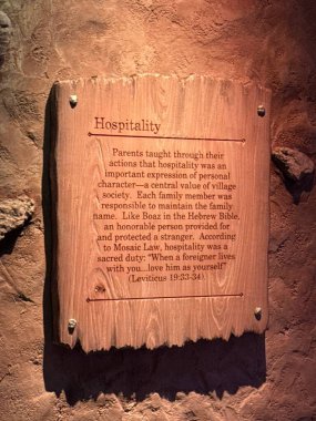 WASHINGTON DC - 5 Temmuz 2025 'te Washington DC' deki İncil Müzesi 'nde Nasıralı İsa' nın Dünyası sergisi.