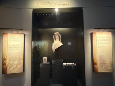 WASHINGTON DC - 5 Temmuz 2025 'te Washington DC' deki İncil Müzesi 'nde sergi.