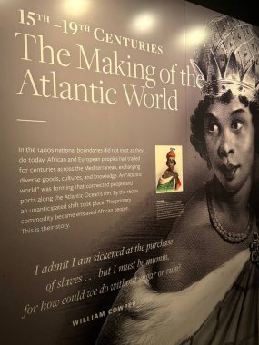 WASHINGTON DC - 5 Temmuz 2025 'te Washington DC' deki Ulusal Afro-Amerikan Tarih ve Kültür Müzesi 'nde (NMAAHC) sergi.