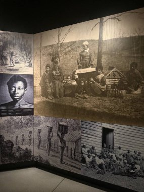 WASHINGTON DC - 5 Temmuz 2025 'te Washington DC' deki Ulusal Afro-Amerikan Tarih ve Kültür Müzesi 'nde (NMAAHC) sergi.