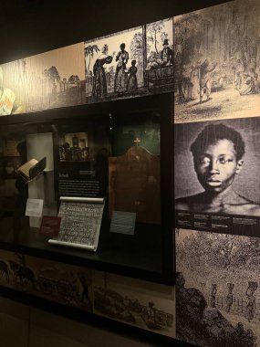 WASHINGTON DC - 5 Temmuz 2025 'te Washington DC' deki Ulusal Afro-Amerikan Tarih ve Kültür Müzesi 'nde (NMAAHC) sergi.