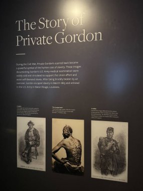 WASHINGTON DC - 5 Temmuz 2025 'te Washington DC' deki Ulusal Afro-Amerikan Tarih ve Kültür Müzesi 'nde (NMAAHC) sergi.