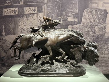 WASHINGTON DC - 5 Temmuz 2025 'te Washington' daki Smithsonian Amerikan Sanat Müzesi 'nde sergi.