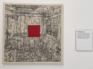 WASHINGTON DC - 5 Temmuz 2025 'te Washington' daki Smithsonian Amerikan Sanat Müzesi 'nde sergi.