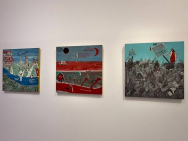 WASHINGTON DC - 5 Temmuz 2025 'te Washington' daki Smithsonian Amerikan Sanat Müzesi 'nde sergi.