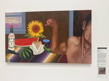 WASHINGTON DC - 5 Temmuz 2025 'te Washington' daki Smithsonian Amerikan Sanat Müzesi 'nde sergi.