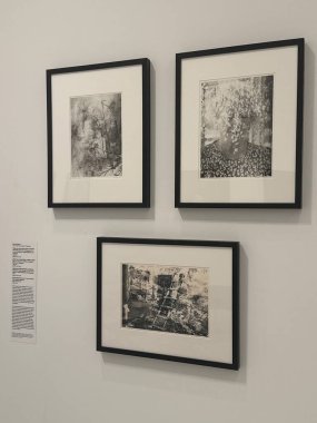 WASHINGTON DC - 5 Temmuz 2025 'te Washington' daki Smithsonian Amerikan Sanat Müzesi 'nde sergi.