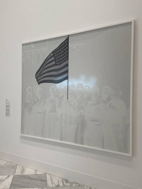 WASHINGTON DC - 5 Temmuz 2025 'te Washington' daki Smithsonian Amerikan Sanat Müzesi 'nde sergi.