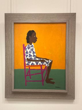 WASHINGTON DC - 5 Temmuz 2025 'te Washington' daki Smithsonian Amerikan Sanat Müzesi 'nde sergi.