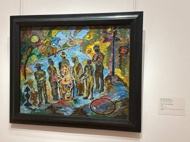 WASHINGTON DC - 5 Temmuz 2025 'te Washington' daki Smithsonian Amerikan Sanat Müzesi 'nde sergi.