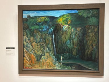 WASHINGTON DC - 5 Temmuz 2025 'te Washington' daki Smithsonian Amerikan Sanat Müzesi 'nde sergi.