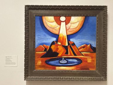 WASHINGTON DC - 5 Temmuz 2025 'te Washington' daki Smithsonian Amerikan Sanat Müzesi 'nde sergi.