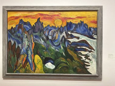 WASHINGTON DC - 5 Temmuz 2025 'te Washington' daki Smithsonian Amerikan Sanat Müzesi 'nde sergi.