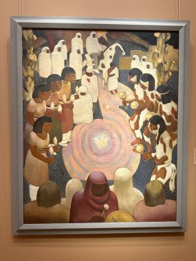 WASHINGTON DC - 5 Temmuz 2025 'te Washington' daki Smithsonian Amerikan Sanat Müzesi 'nde sergi.