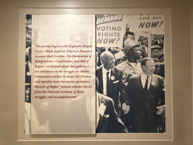 WASHINGTON DC - 6 Temmuz 2025 'te Washington DC' deki ABD Arşivleri 'nde sergi.