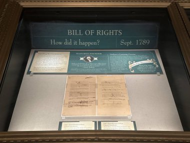 WASHINGTON DC - 6 Temmuz 2025 'te Washington DC' deki ABD Arşivleri 'nde sergi.