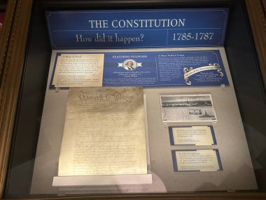 WASHINGTON DC - 6 Temmuz 2025 'te Washington DC' deki ABD Arşivleri 'nde sergi.