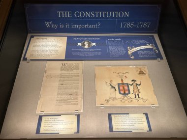 WASHINGTON DC - 6 Temmuz 2025 'te Washington DC' deki ABD Arşivleri 'nde sergi.