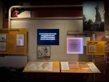 WASHINGTON DC - 6 Temmuz 2025 'te Washington DC' deki ABD Arşivleri 'nde sergi.