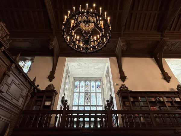 WASHINGTON DC - 5 Temmuz 2025 'te Washington' da Folger Shakespeare Kütüphanesi 'nde görülen okuma odası.