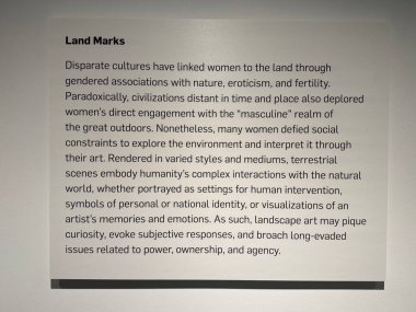 WASHINGTON DC - 6 Temmuz 2025 'te Washington DC' deki Ulusal Kadın Müzesi 'nde (NMWA) sergi.