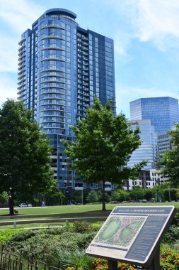 CHARLOTTE NC - JUL 1: Around the city of Charlotte in North Carolina, as seen on July 1, 2021.