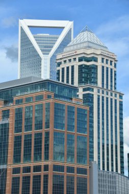 1 Temmuz 2021 'de Kuzey Carolina' da Charlotte 'un Skyline' ı görüldü..