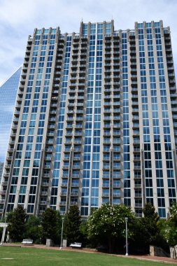 1 Temmuz 2021 'de Kuzey Carolina' da Charlotte 'un Skyline' ı görüldü..