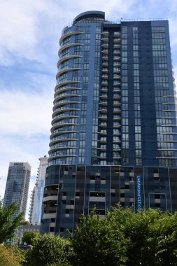 1 Temmuz 2021 'de Kuzey Carolina' da Charlotte 'un Skyline' ı görüldü..