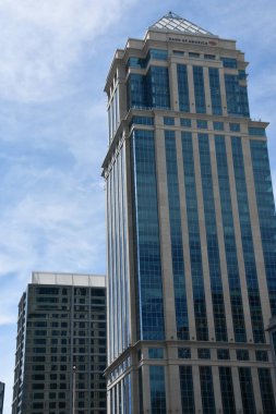 1 Temmuz 2021 'de Kuzey Carolina' da Charlotte 'un Skyline' ı görüldü..