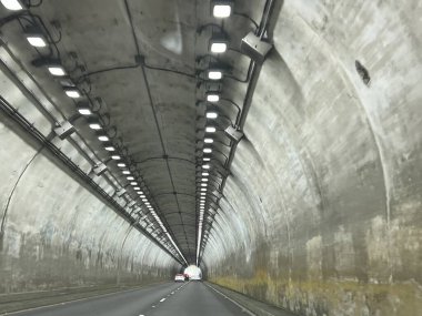 Honolulu 'daki Nuuanu Pali Tüneli (Pali Otoyolu) 23 Ağustos 2022' de Hawaii adasında görüldü..